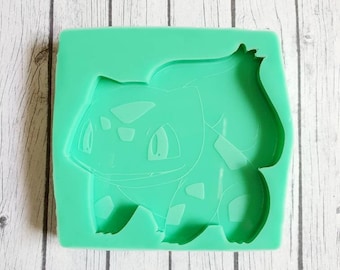 Resin Silicon Mold Pokemon Bisasam Bulbasaur Silikon Form glänzend Eiswürfelform Resinmold