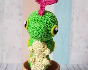 Pokemon Amigurumi Caterpie crochet doll home decor fanart fanmade
