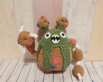 Pokemon Amigurumi Deponitox crochet Pokemon Garbodor Plush Handmade Mecherndise Kawaii Deko Anime Collectables