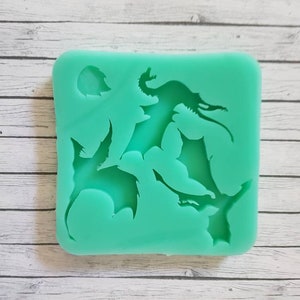 Dragon Silicone Mould mold 'chinese Dragon left' by FPC Sugarcraft Resin  Mold, Fimo Mold, Polymer Clay Mold, Soapmaking Mold C075 