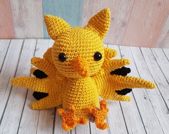 Amigurumi Pokemon Zapdos häkeln crochet doll home decor
