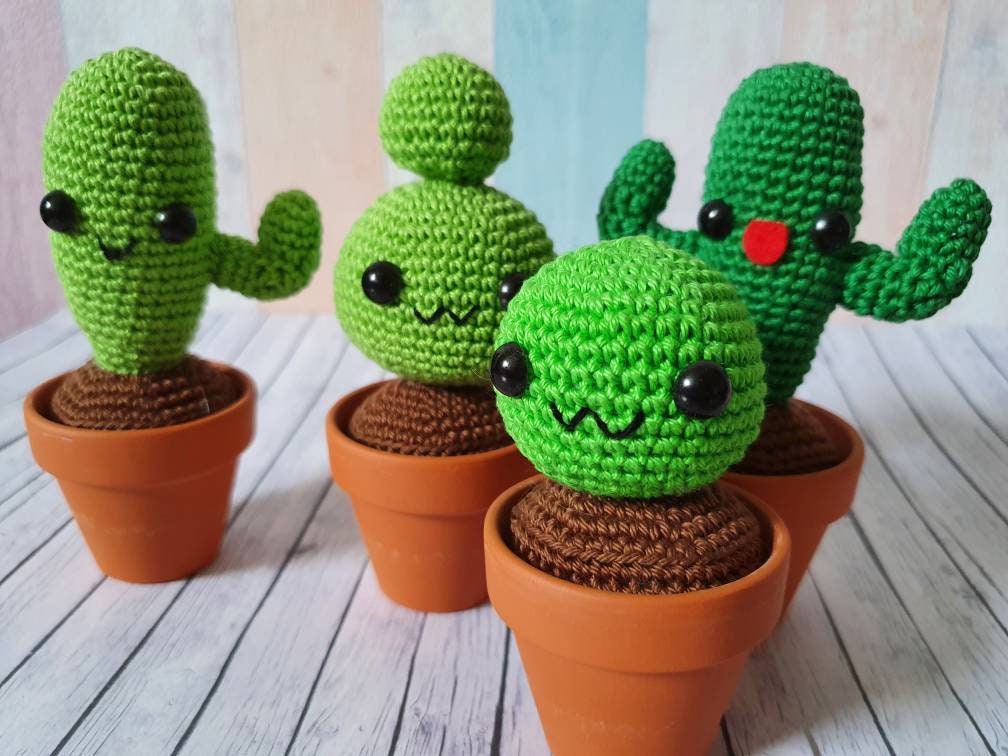 Buy Amigurumi Kaktus - Whle Deinen Liebling! - Sonderanfertigungen Nur Fr  Dich Online in India - Etsy