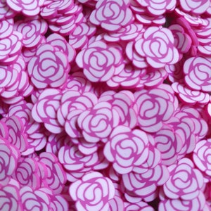 Hars Shaker Hagelslag Inlay Fimo Plakjes Strooi Rozen roze 5g / 10g
