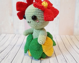 Belossum Amigurumi – Handmade Crochet Plush | Soft Kawaii Gift for Pokémon Fans & Collectors