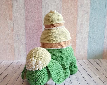 Pokemon Amigurumi Schlapfel, Appletun Plush, custom Appletun Pistachio cake, crochet doll, home decor, anime collectables