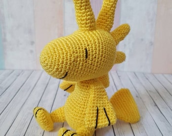 Amigurumi Woodstock Vogel Bird Peanuts häkeln crochet doll home decor sammeln