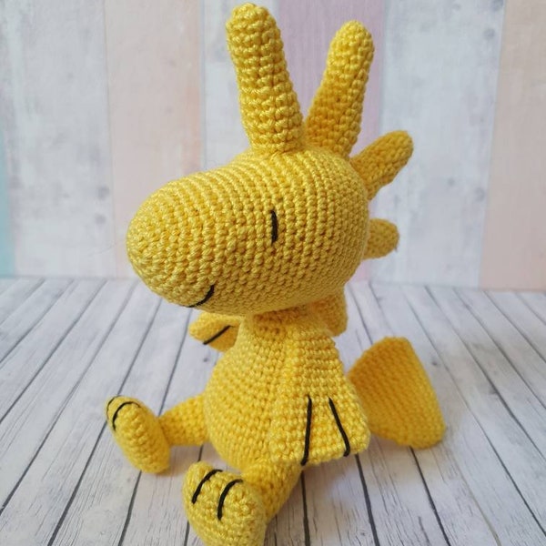 Amigurumi Woodstock Vogel Bird Peanuts häkeln crochet doll home decor sammeln