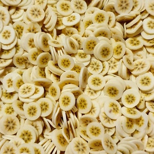 Resin Shaker Füllung Inlays Bananen gelb realistisch 10g / 20g