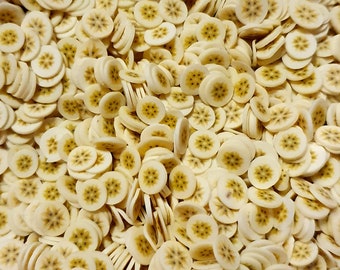 Resin Shaker Filling Inlays Bananas Yellow Realistic 10g / 20g