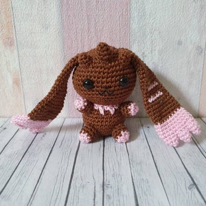 Digimon Amigurumi Lopmon gehaakte pop kawaii pluche Digimon Tamers home decor verzamel fanart fanmade schattig figuur