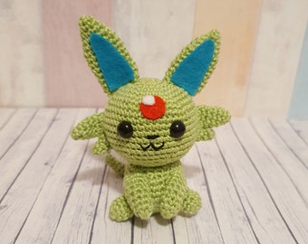 Pokemon Amigurumi Shiny Psiana Espeon Deko crochet crochet handmade fanart fanmade collectibles