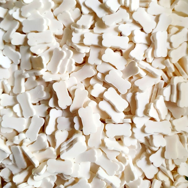 Resin Shaker Filling Inlays Fimo Slices Sprinkle Bones Bones white 10g / 20g