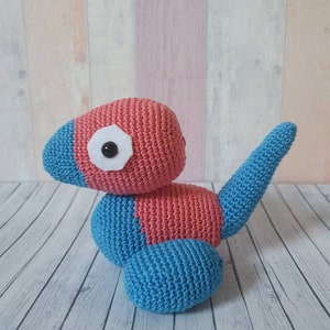 Pokemon Amigurumi Porygon crochet crochet doll home decor fanart fanmade
