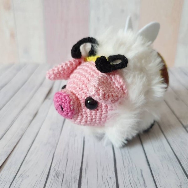 Monster Hunter Amigurumi Poogie Biene Bee Schwein  crochet doll häkeln Deko fanart fanmade