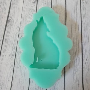 Resin Silicon Mold Howling Wolf Silicone Mold Ice Cube Mold Resinmold