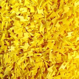 Hars Shaker Vulling Inlays Fimo Slices Strooi Blitz geel 10g / 20g