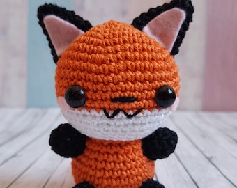 Amigurumi Fuchs gehäkelt, Fox Amigurumi, crochet doll home decor