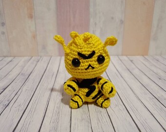 Electabuzz Amigurumi – Handmade Crochet Plush | Cute Pokémon Gift for Gamers & Collectors