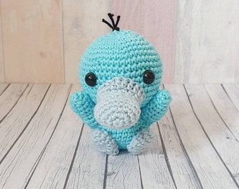 Shiny Psyduck Amigurumi – Handmade Crochet Plush | Cute gift for Pokémon fans