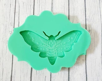 Resin Silicon Mold Moth Skull Insect Butterfly Silicone Mold Ice Cube Mold Resinmold