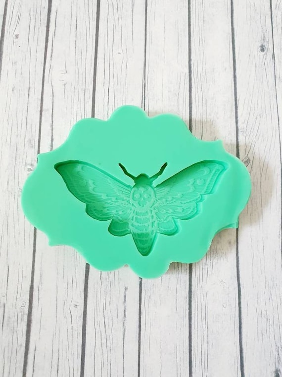 Resin Silicon Mold Motte Moth Totenkopf Insekt Falter Silikon Form Eiswürfelform Resinmold
