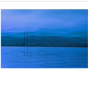 The Pigeon house Chimneys Dublin. Poolbeg Chimneys Print, Dublin fan gift. Dublin Poolbeg towers photograph . Dublin bay Photograph