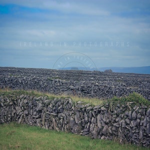 Wild atlantic way stone walls, Aran Islands . Fine art photograph. Wall art Ireland. Abstract vibe wall decor