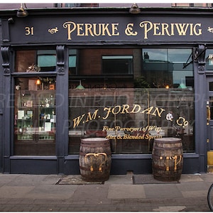 Photograph of Dublin Pub Ireland, Peruke and Periwig Pub in Dawson St Dublin. Photo of Dublin Ireland