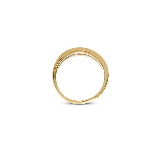 Yellow Gold Diamond Band 18k Yellow Gold Statemen… - image 3