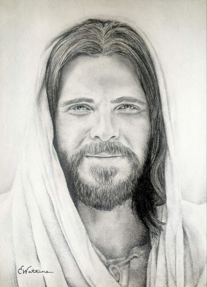 Download Pencil Drawing Jesus Images Background | basnami