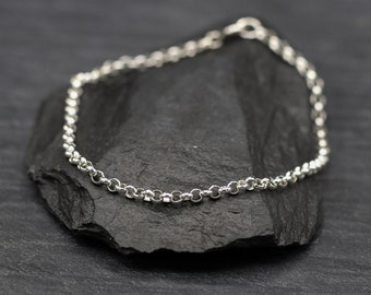 Sterling Silver Belcher Chain Bracelet