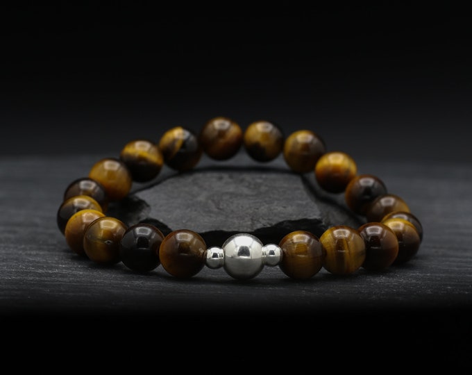 Tiger's Eye Beaded Bracelet