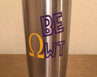 Omega Psi Phi Double-Wall Tumbler- 20oz