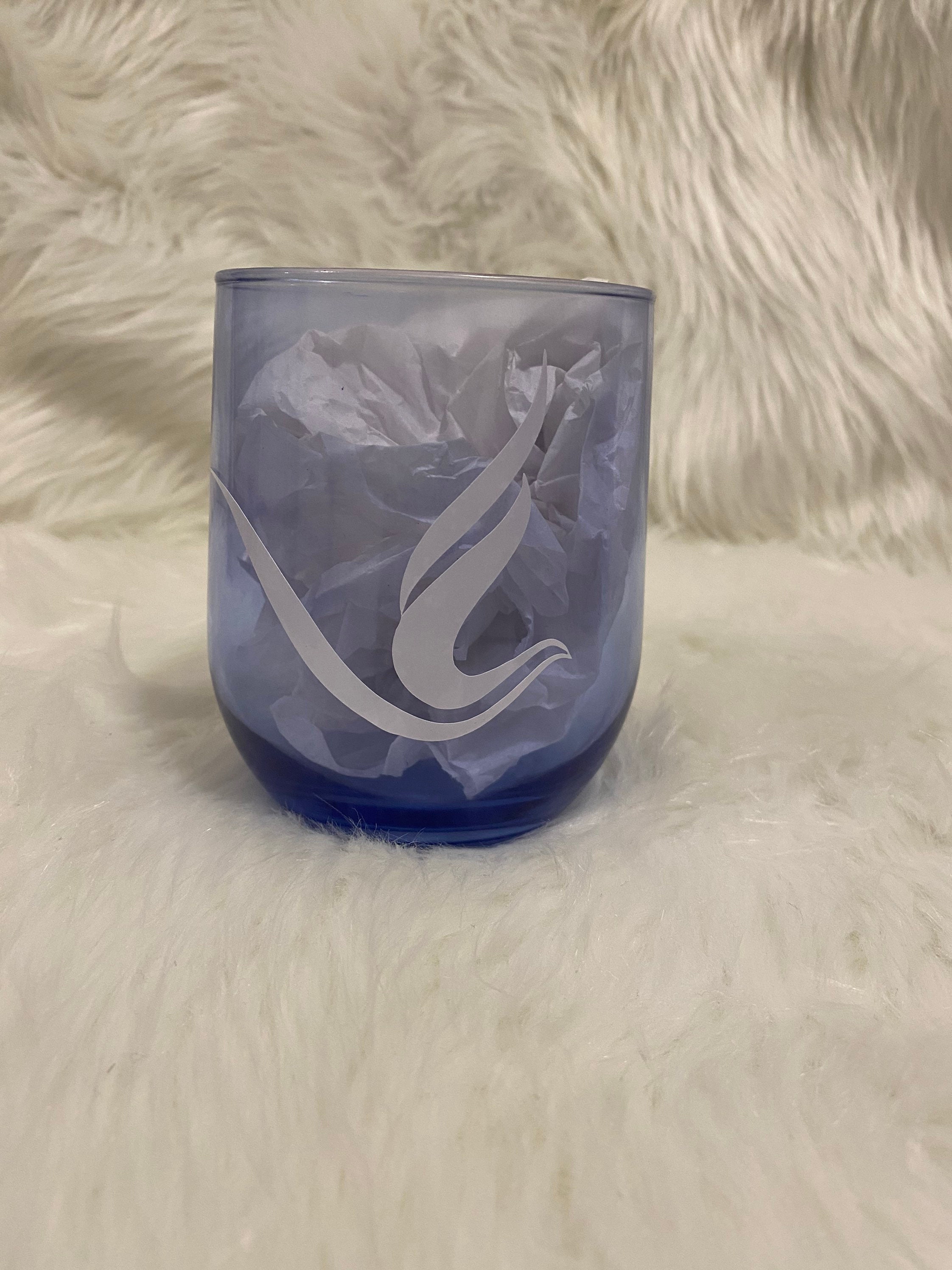 Zeta Phi Beta Dove Double-Sided Stemless Wine Glass