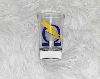Omega Psi Phi Shot Glass