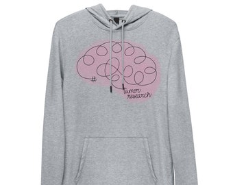 Unisex Lightweight Hoodie・Brain Tumor Research