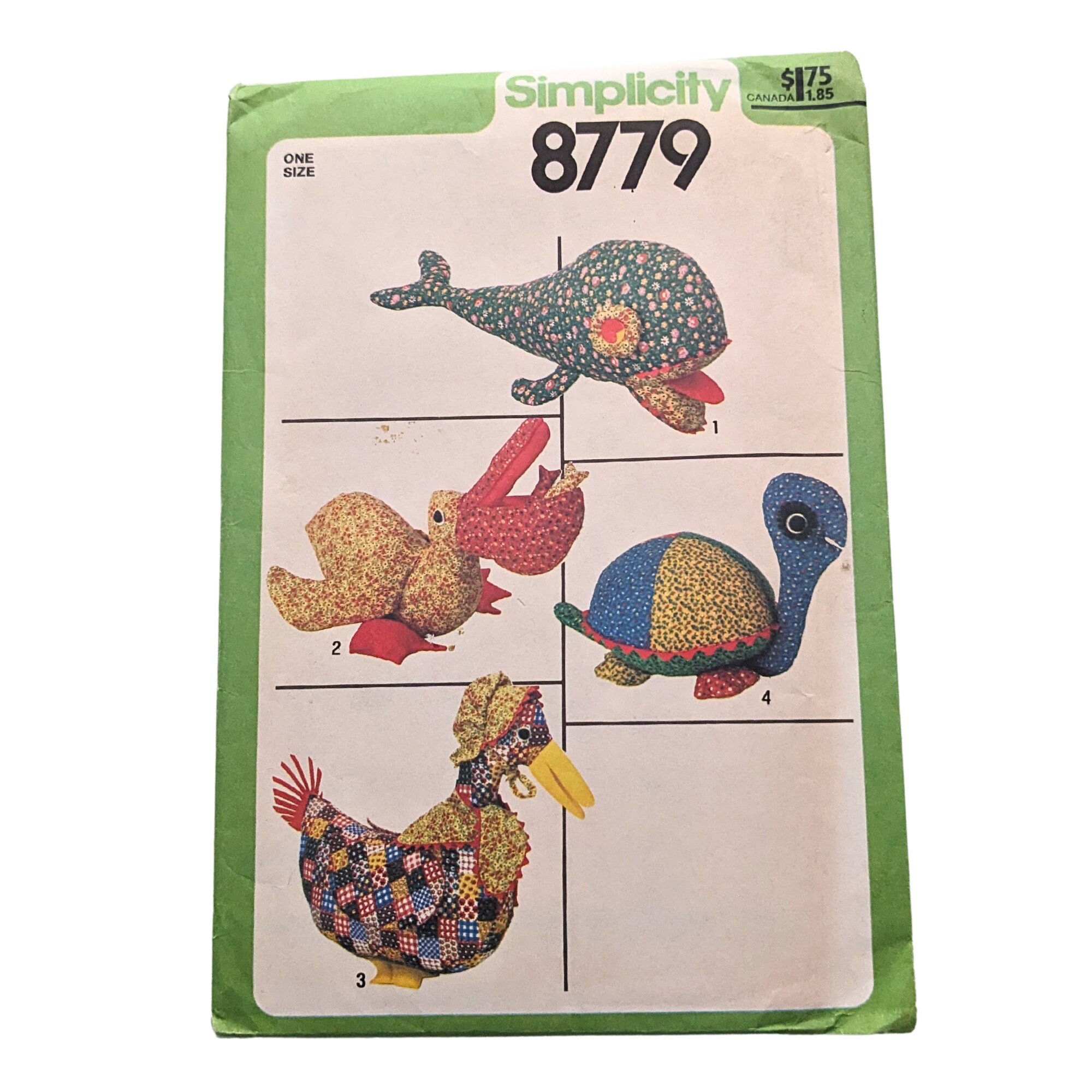 Vintage Simplicity Pelican Pattern - Etsy