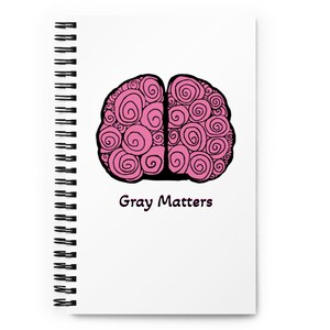 Grey Matters Dotted JOURNAL・Geschenk für Überlebende