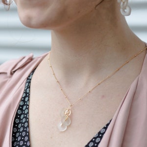 Summer Jewelry | Cascade Necklace | Sustainable Jewelry | Chandelier Necklace | Delicate Necklace | Ethical Jewelry