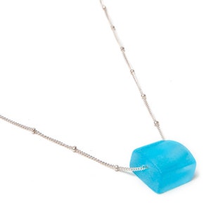Sea Glass Necklace | Sustainable Jewelry | Simple Necklace | Best Friend Gift