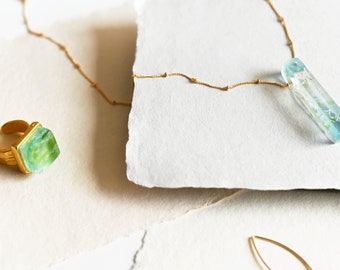 Sea Glass Jewelry Gifts | Recycled Glass Necklace | Sustainable Fashion Accessories