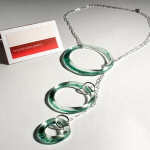 Gioielli Coca Cola / Seaglass unico / Autentico Seaglass / Coca Cola Collana