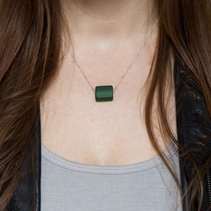 Sea Glass Necklace | Sustainable Jewelry | Simple Necklace | Best Gift Ideas