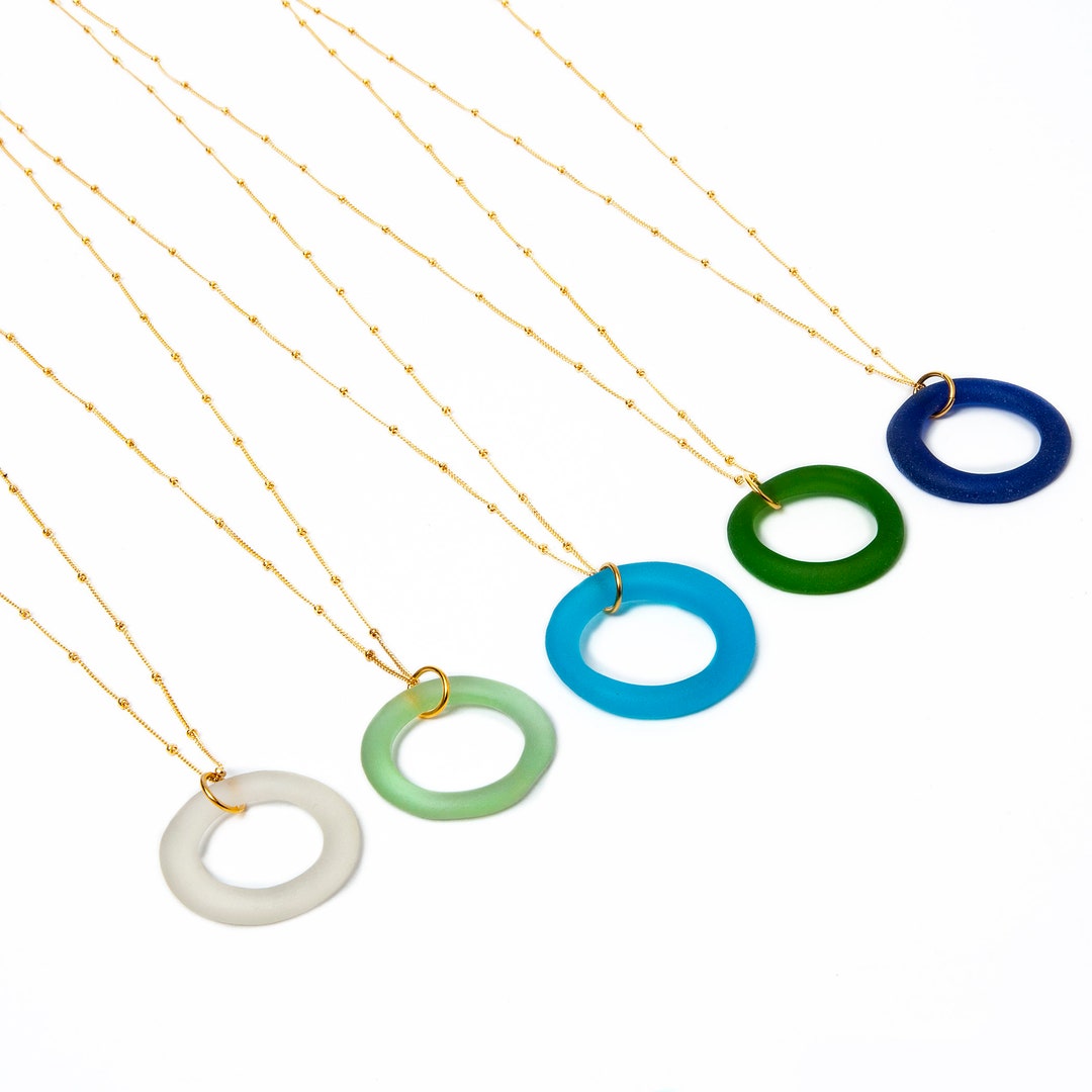 Sausalito Recycled Glass Necklace main image 1