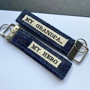 Mein Opa... mein Held Schlüsselring - Opa Schlüsselring - Opa Geschenk - Opa Schlüsselanhänger - Vatertagsgeschenk - Geschenk für Ihn - Großvater Geschenk