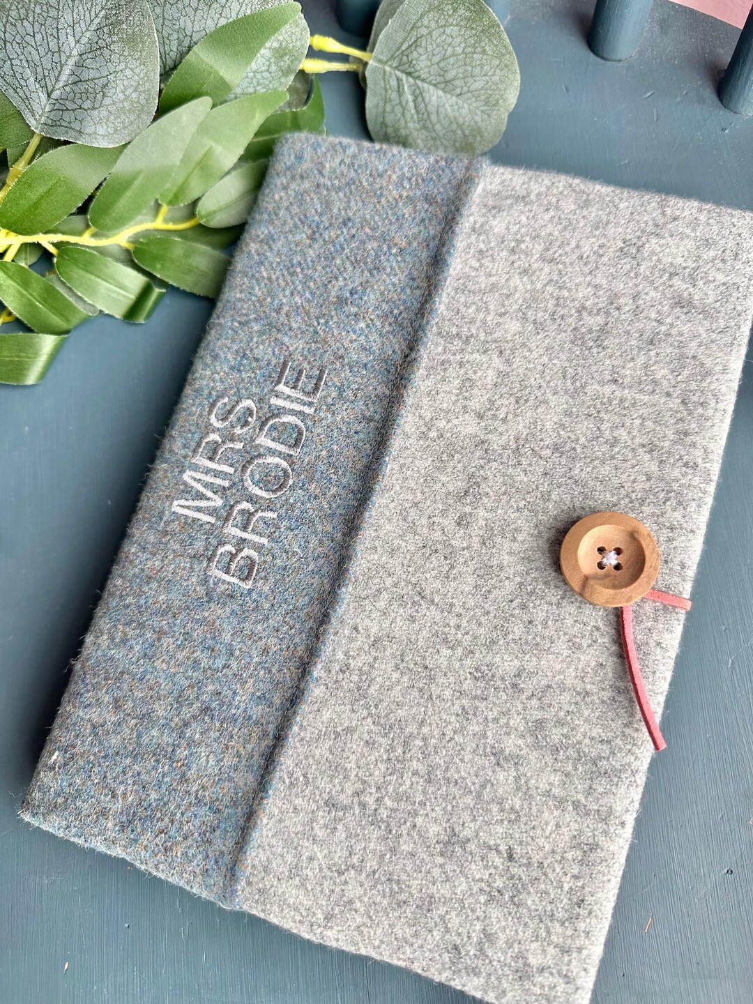 Tufted Notebook Teacher Notebook -A5 Tweed Notebook - Abraham Moon Notebook - Lined ...