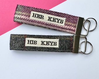Couple Keyrings - Couple Keychain - His and Hers Keyrings  His and Hers Keychain - Couple New home Gift - New Home Owners - New Home Gift