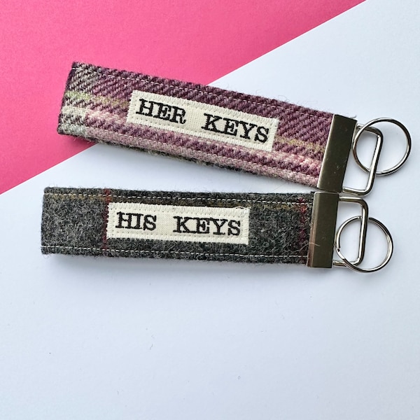 Couple Keyrings - Couple Keychain - His and Hers Keyrings  His and Hers Keychain - Couple New home Gift - New Home Owners - New Home Gift