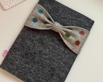 iPad Mini 8.3 Inch Wool Felt Sleeve - iPad Pro Sleeve - Tweed iPad Pro Sleeve - Wool Felt Tablet Sleeve