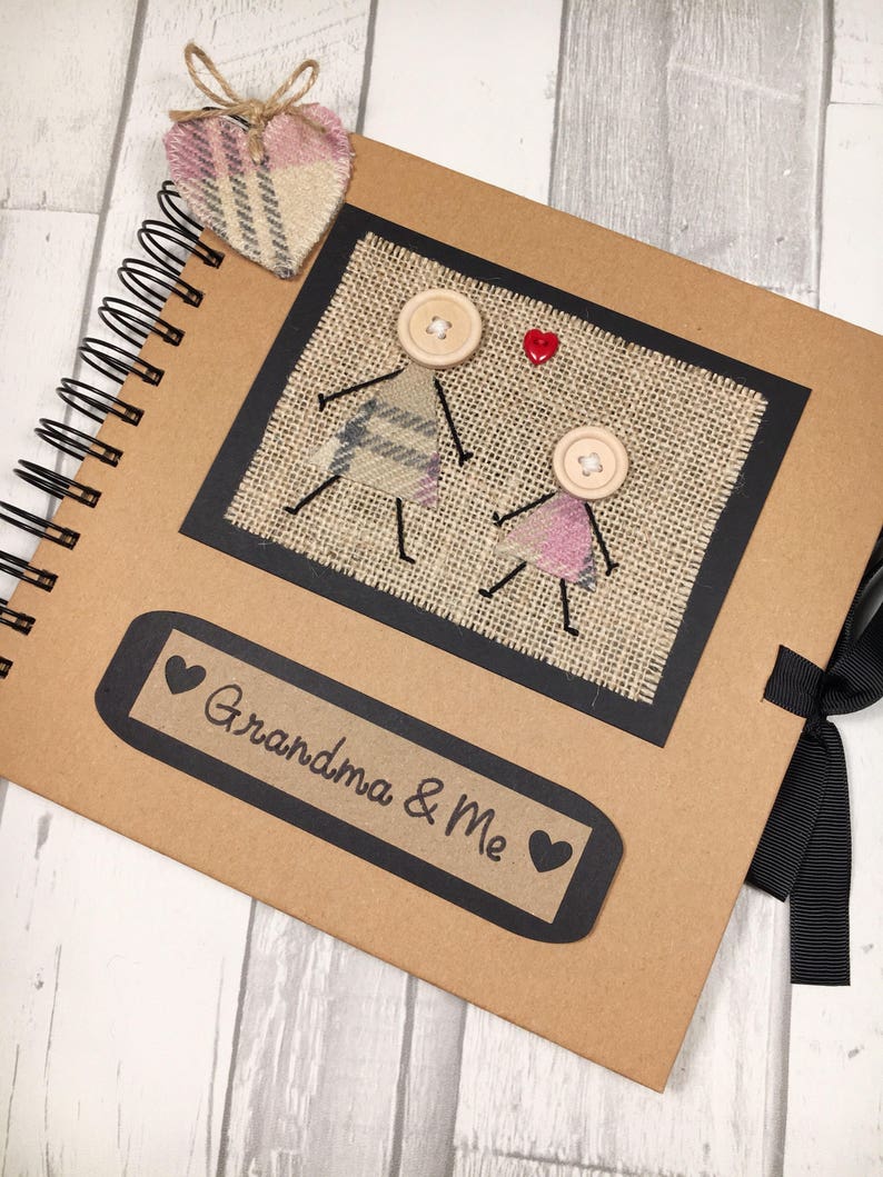 Grandma and Me Scrapbook Mothers Day Gift for Grandma Etsy